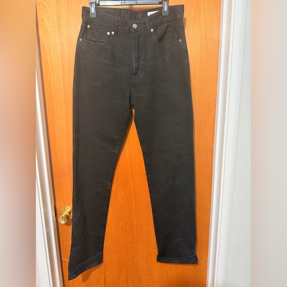 Zara Women’s Dark Black Straight Jeans